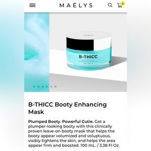 Maely’s B THICC Booty Enhancing Mask-new in box, unopened